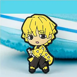 Demon Slayer Crocs Charms – Agatsuma Zenitsu Accessories PVC Crocs Charm