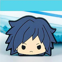 Demon Slayer Crocs Charms – Tomioka Giyu Cute Face PVC Crocs Charm