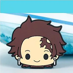 Demon Slayer Crocs Charms – Kamado Tanjiro Cute Face PVC Crocs Charm