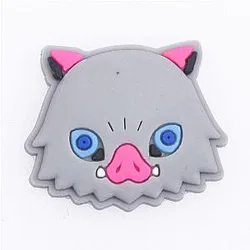 Demon Slayer Crocs Charms – Hashibira Inosuke Accessories PVC Crocs Charm