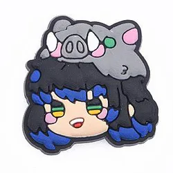 Demon Slayer Crocs Charms – Hashibira Inosuke Cute Accessories PVC Crocs Charm