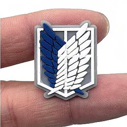 Attack on Titan Crocs Charms – Logo Accessories PVC Crocs Charm