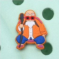 Dragon Ball Crocs Charms – Master Roshi Orange PVC Crocs Charm