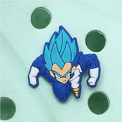 Dragon Ball Crocs Charms – Vegeta Cartoon PVC Crocs Charm