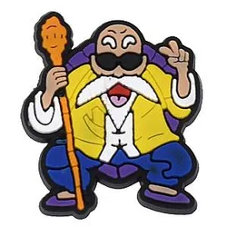 Dragon Ball Crocs Charms –  Master Roshi Yellow Accessories PVC Crocs Charm