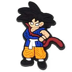 Dragon Ball Crocs Charms – Son Goku Blue Accessories PVC Crocs Charm