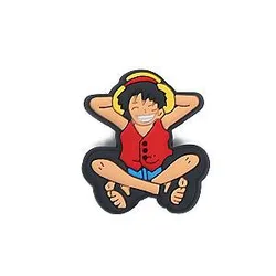 One Piece Crocs Charms – Luffy Sitting Accessories PVC Crocs Charm