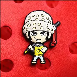 One Piece Crocs Charms – Trafalgar D. Water Law PVC Crocs Charm