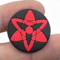Naruto Crocs Charms – Sasuke Sharingan PVC Crocs Charm
