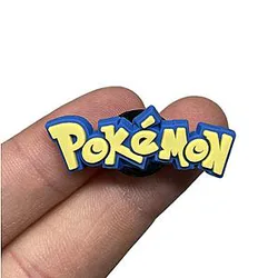 Pokemon Crocs Charms – Pokemon Logo Accessories Shoe PVC Crocs Charm