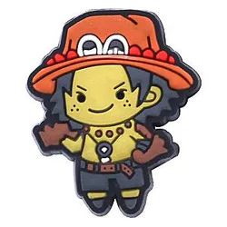 One Piece Charms – One Piece Ace Character PVC Crocs Charms