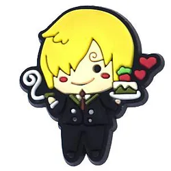 One Piece Charms – One Piece Sanji Character PVC Crocs Charms