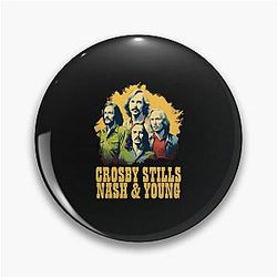 Crosby Stills Nash & Young  Pin