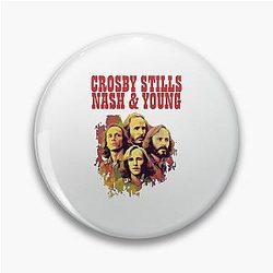 Crosby Stills Nash & Young  Pin