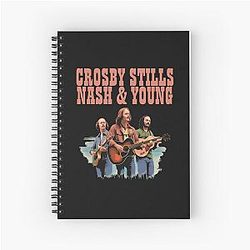 Crosby Stills Nash & Young  Spiral Notebook