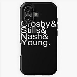 Funny Gift For Crosby Stills Nash And Young Vintage Photograp iPhone Tough Case