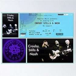 Teach your children...an evening with Crosby, Stills & Nash Poster