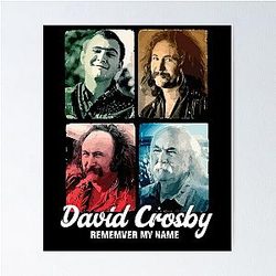 David Crosby Lembre-se Meu nome Poster