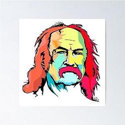 David Crosby by Van Roland (Color) Poster
