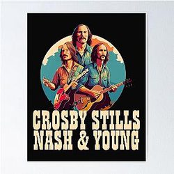 Crosby Stills Nash & Young  Poster