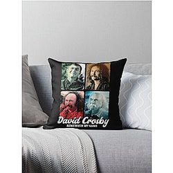 David Crosby Remember My Name Throw Pillow