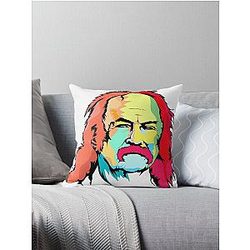 David Crosby by Van Roland (Color) Throw Pillow