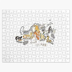 Crosby Stills Nash and Young Jigsaw Puzzle