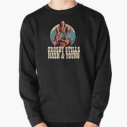 Crosby Stills Nash & Young  Pullover Sweatshirt