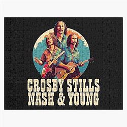 Crosby Stills Nash & Young  Jigsaw Puzzle