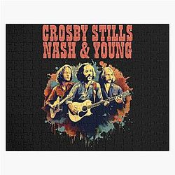 Crosby Stills Nash & Young  Jigsaw Puzzle