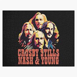 Crosby Stills Nash & Young  Jigsaw Puzzle