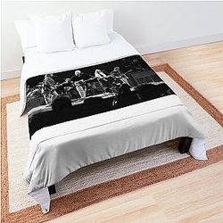 Crosby, Stills and Nash - BW Photograph Comforter
