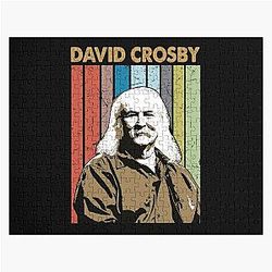 David Crosby American Rock Singer Art Jigsaw Puzzle