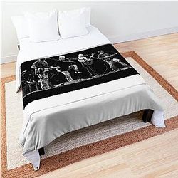 Crosby, Stills and Nash - BW Photograph Comforter