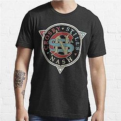 The Band Crosby Logo Stills Band Music Nash Fashion And Young  Essential T-Shirt