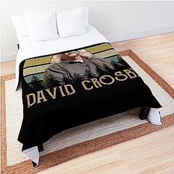 Funny David Friend Crosby American Singer Art Comforter
