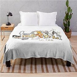 Crosby Stills Nash and Young Throw Blanket