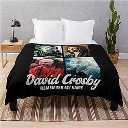 David Crosby Remember My Name Throw Blanket
