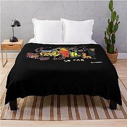 People Call Me Animals Crosby Stills Nash Young Retro Vintage Throw Blanket