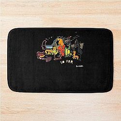 People Call Me Animals Crosby Stills Nash Young Retro Vintage Bath Mat