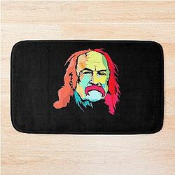 Music Vintage Retro David Crosby By Van Roland Color Vintage Photograp Bath Mat