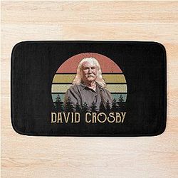 Funny David Friend Crosby American Singer Art Bath Mat