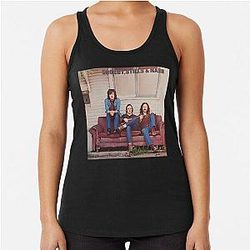 Crosby Stills Nash Racerback Tank Top