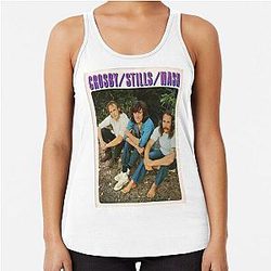 Crosby, Stills, and Nash Racerback Tank Top