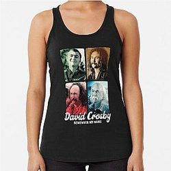 David Crosby Remember My Name Racerback Tank Top