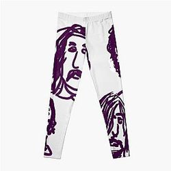 CSNY Crosby, Stills, Nash & Young DRAWING DAY  Leggings