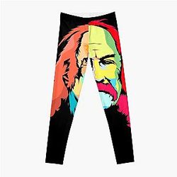 Music Vintage Retro David Crosby By Van Roland Color Vintage Photograp Leggings