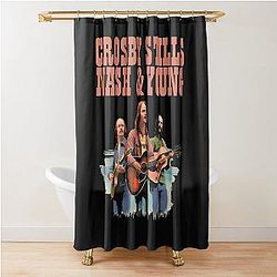 Crosby Stills Nash & Young  Shower Curtain