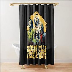 Crosby Stills Nash & Young  Shower Curtain