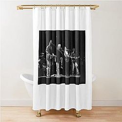 Crosby, Stills and Nash - BW Photograph Shower Curtain